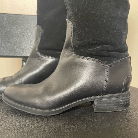 Sam Edelman Black suede leather riding boots women’s size 6.5 . - Picture 3 of 5